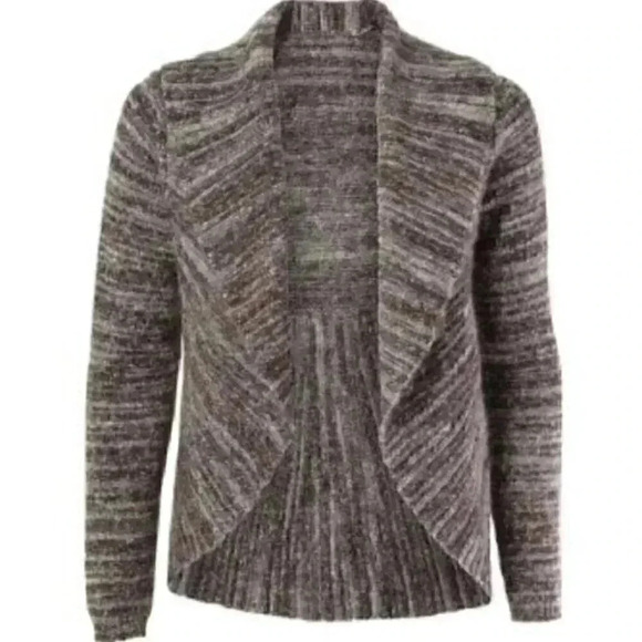 Ricki’s Cardigan Open Front Shawl Collar  Circle Sweater Blue Grey Size Small - Picture 3 of 16